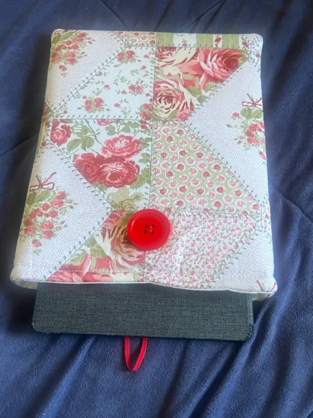 NWOT Kindle Paperwhite Pouch: Padded Handmade eReader Button Case, Book Sleeve